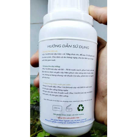 Vi sinh cá cảnh E.M Trái Cây 250ml