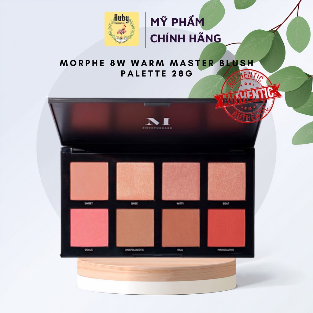 Bảng Phấn Má Morphe 8W - Warm Master Blush