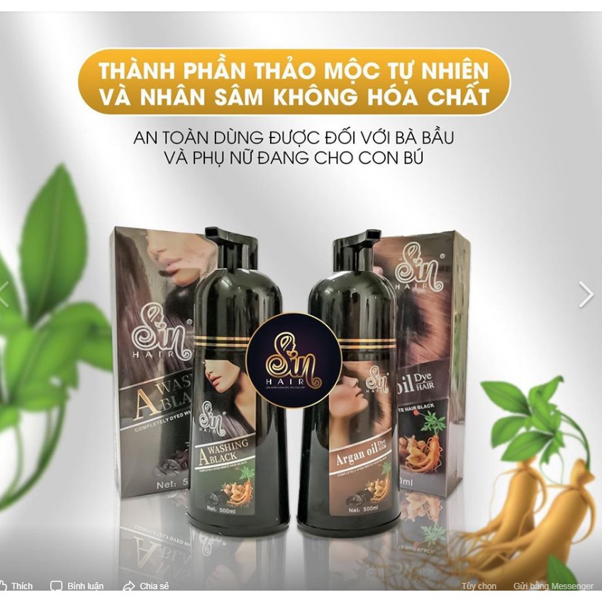 Dầu gội Phủ Bạc Nhân Sâm Sin Hair | BigBuy360 - bigbuy360.vn