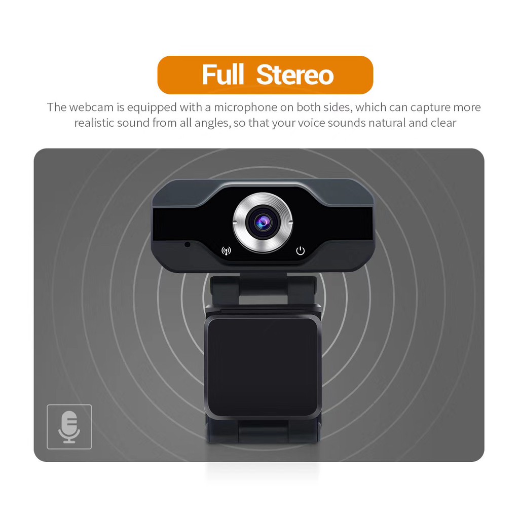 Webcam Escam Hd 2mp 1080p - Pvr006 - Màu Đen Kèm Micro Cho Máy Tính | BigBuy360 - bigbuy360.vn