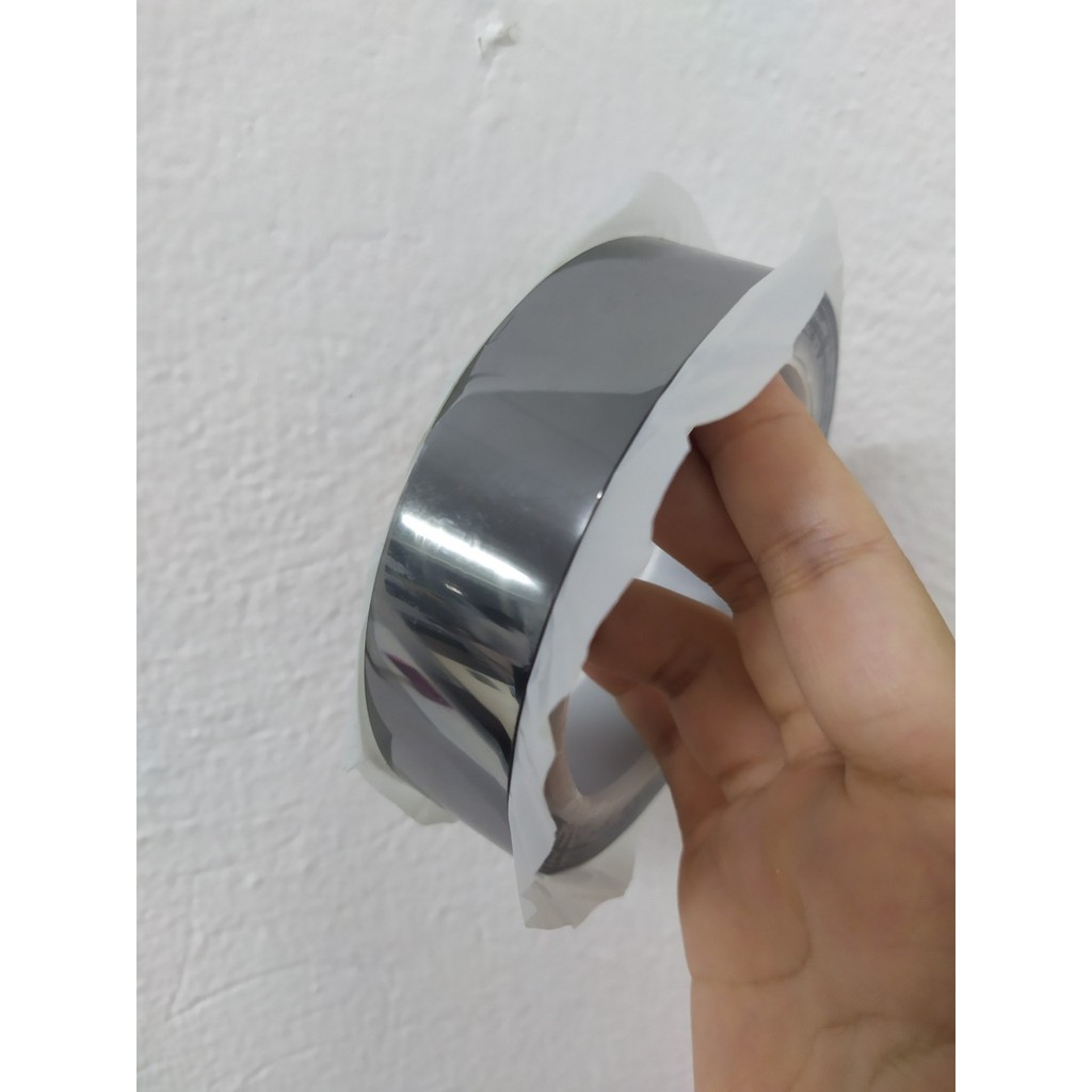 Băng dính chống tĩnh điện 1 mặt xám bạc 25mm x 50m