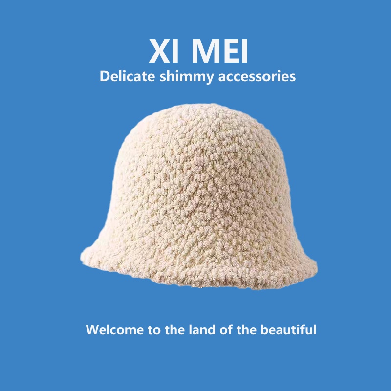 Nón tai bèo đan len lông cừu dày dặn ấm áp dễ phối đồ thời trang phong cách Nhật Hàn dành cho nữ