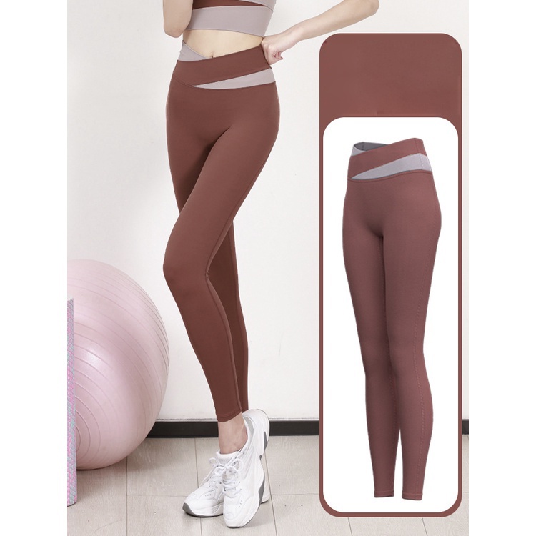 Quần Legging Thể Thao Đàn Hồi Thấm Hút Mồ Hôi Tốt Cho Nữ