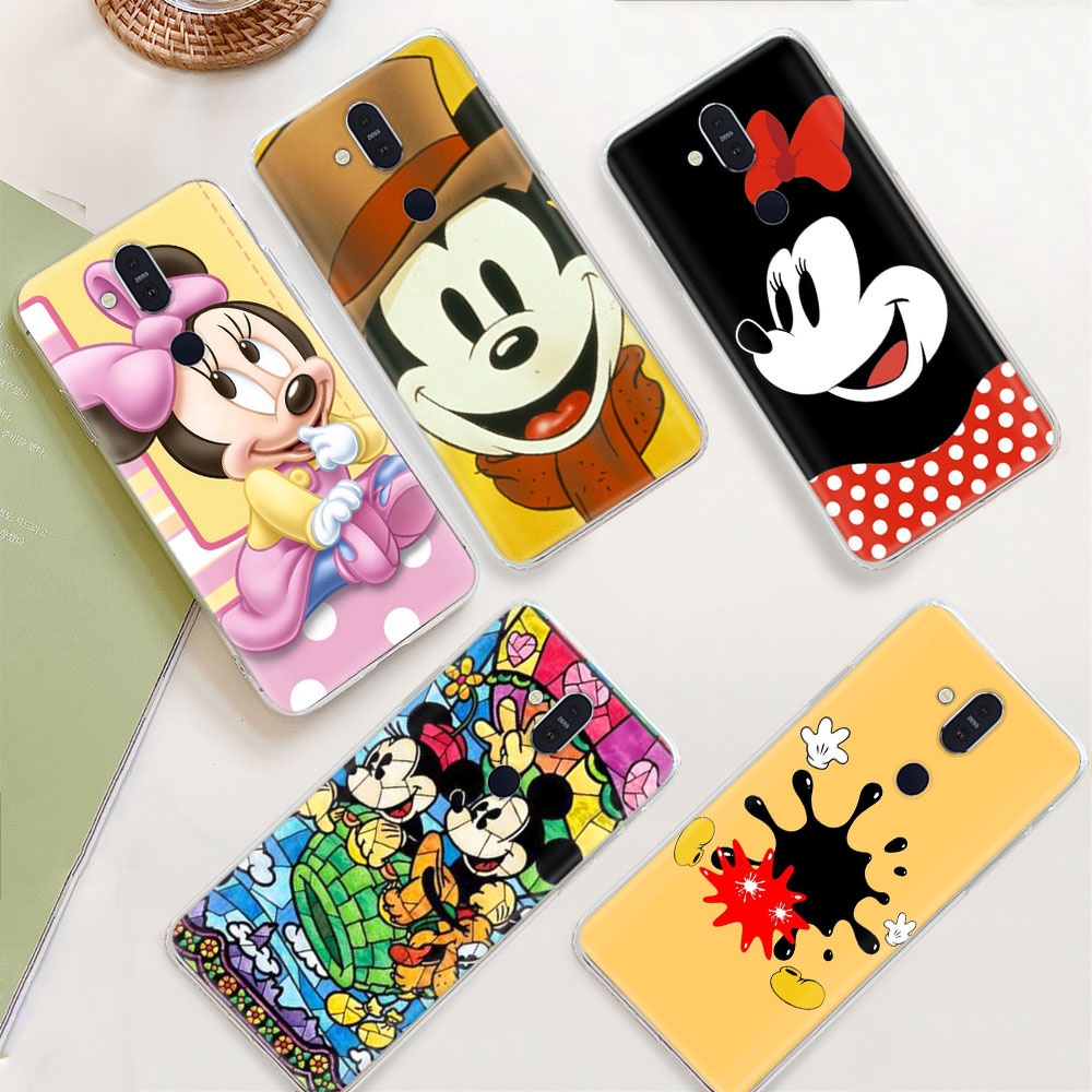 Ốp Điện Thoại Trong Suốt Hình Chuột Mickey Dễ Thương Cho Nokia C1 C2 C3 8.3 3.4 2.4 5.3 2.3 1.3 2.2 Ty72