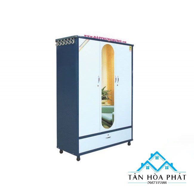 Tủ sắt quần áo lắp ráp trung hưng - TSLR24