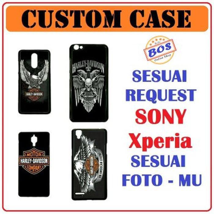 HARLEY DAVIDSON Ốp Bọc Vô Lăng Xe Hơi Chất Lượng Cao Cho Sony Xperia C3 C4 C5 E4 E5 M2 M