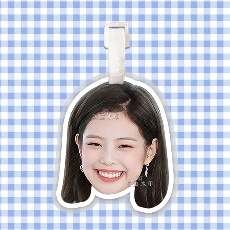 Thẻ hành lý hình ngôi sao Jennie / Lisa / Rose / Kim Ji-Soo độc đáo dễ thương Xnx5