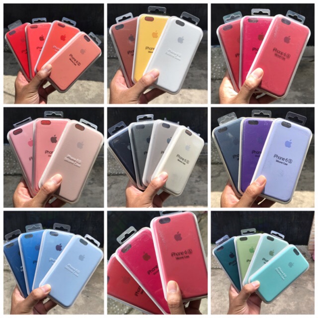 Ốp Apple Silicone Chống Bẩn iPhone 6S và iPhone 6