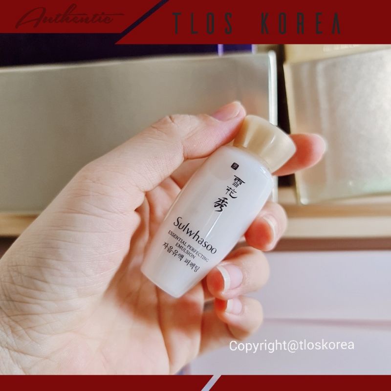 [2023] Sulwhasoo Nước hoa hồng/Sữa dưỡng Săn cơ cấp ẩm essential perfecting 15ml