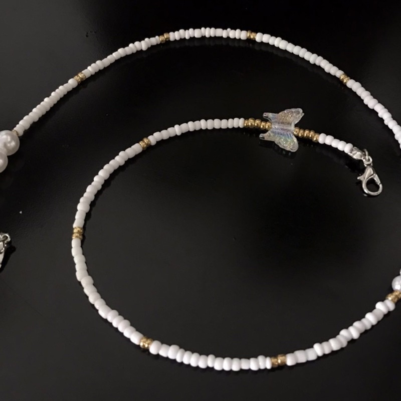 Dây đeo khẩu trang tim/bướm