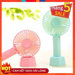 [XÃ HÀNG] [SIÊU RẺ] Quạt cầm tay mini tích điện có đế để bàn siêu hot nuty