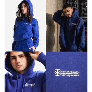 Áo hoodie nỉ Champion Reverse Weave unisex Stacked Script Logo x Urban Outfitter 092017