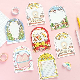 🍄Giấy note hình thỏ béo,giấy ghi chú
