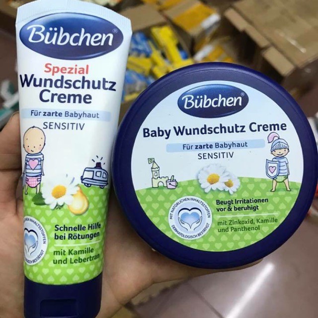 Bộ Kem Chống Hăm Bubchen 150ml Và Kem Đặc Biệt Trị Hăm Bubchen 75ml