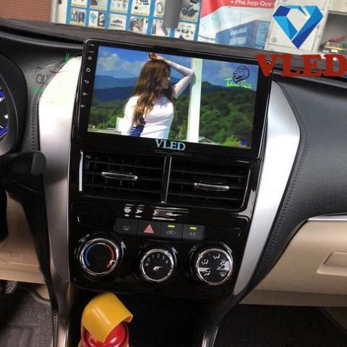 Bộ màn hình Android VLED V5 cho xe TOYOTA VIOS 2018, kết nối Bluetooth, xem phim, nghe đài FM, tích hợp nhiều tính năng