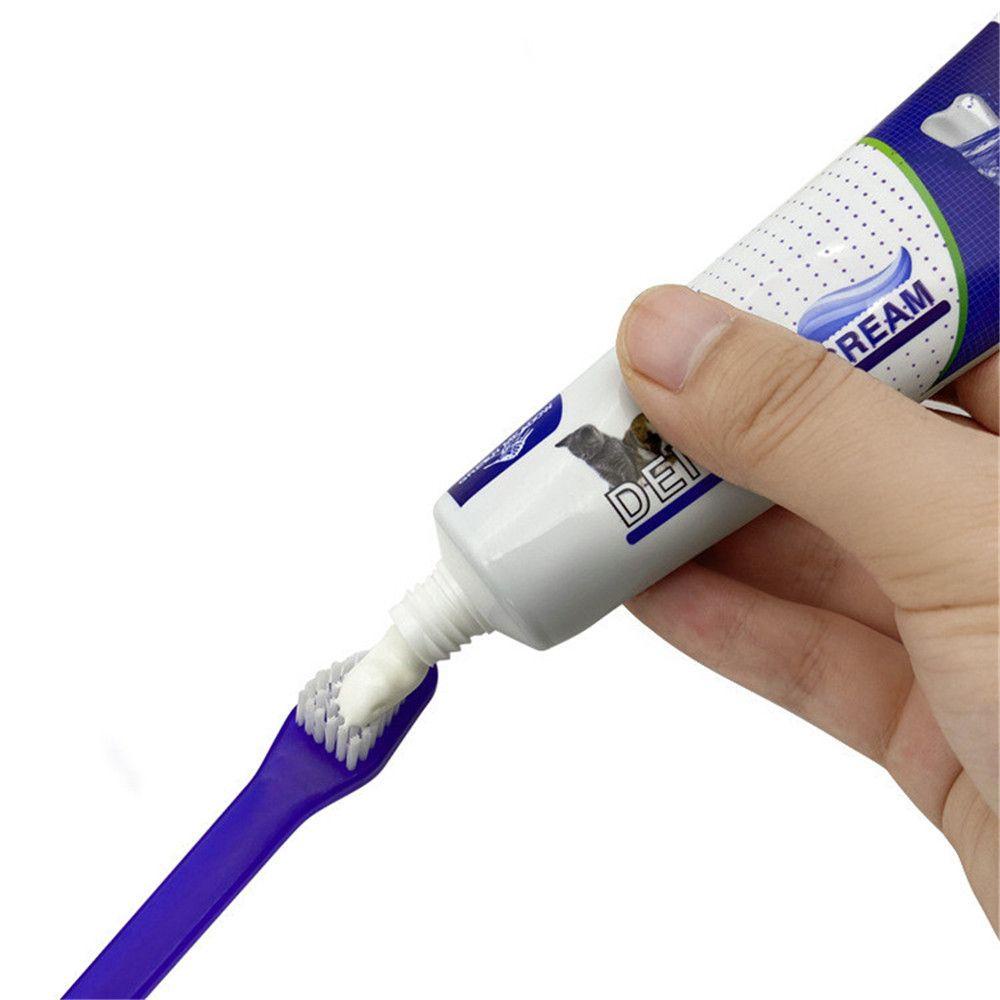 WTTLE Bộ 4 Dụng Cụ Vệ Sinh Răng Cho Thú Cưng