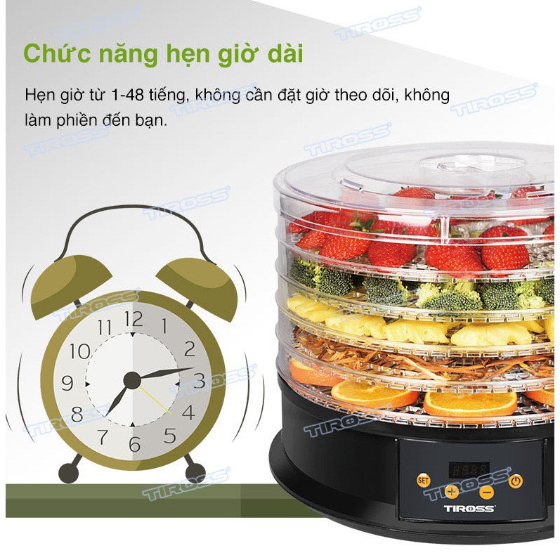 Máy sấy thực phẩm và làm sữa chua Tiross TS9682