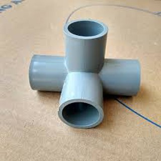Co góc 4 hướng nhựa PVC phi 21,27, 34mm