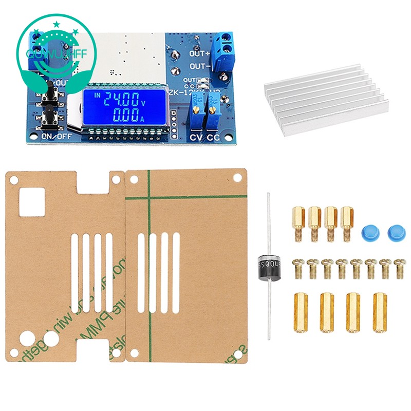 Mạch Hạ Áp Dc 0-32v 12a Với Màn Hình Hiển Thị Lcd