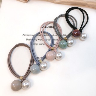 Cột tóc hai quả châu sang trọng K83