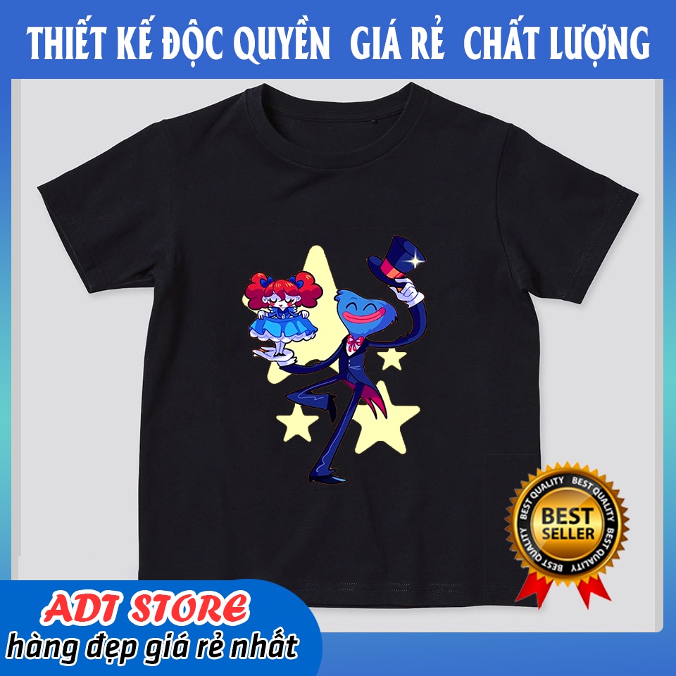 Áo thun trẻ em in hình game poppy playtime búp bê huggy wuggy độc đẹp cực chất
