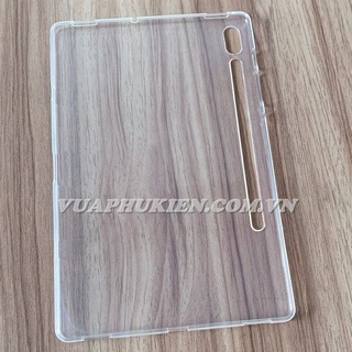Ốp lưng cho Samsung Galaxy Tab S8 Ultra/Tab S8 Plus/Tab S8 silicone dẻo trong suốt và chống sốc - Hàng cao cấp
