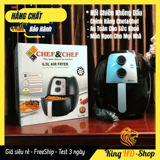 Nồi Chiên Không Dầu Cao Cấp Chef&Chef YJ-702 6,5L Công Suất 1800W 🌺FREESHIP🌺