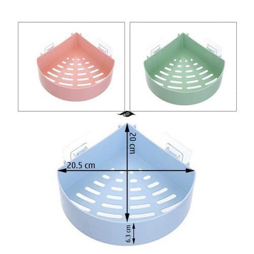 Kệ Góc Dính Tường Nhà Tắm Siêu Chắc