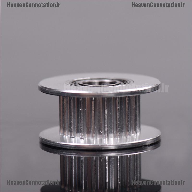 HeavenConnotationJr 3D Printer Parts 20T Belt Width 6mm GT2 Belt Idler Pulley 5mm Bore Aluminum HCR