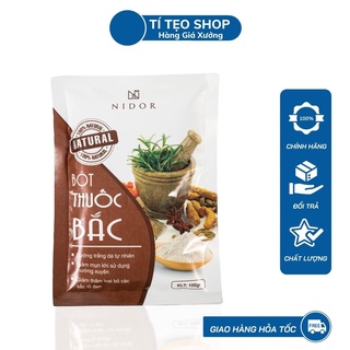 Bột thuốc bắc 24 vị 100g dưỡng trắng mịn da, giảm thâm nám mụn