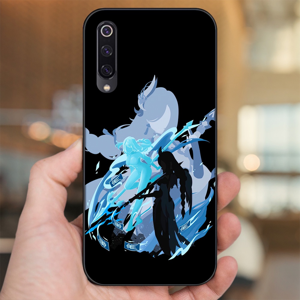 Ốp lưng Xiaomi Mi 9, Mi 9 SE viền đen in hình Shenhe Genshin Impact