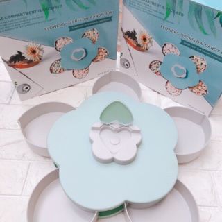 Khay mứt hình tim 5 cánh