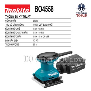 Máy chà nhám rung Makita BO4558