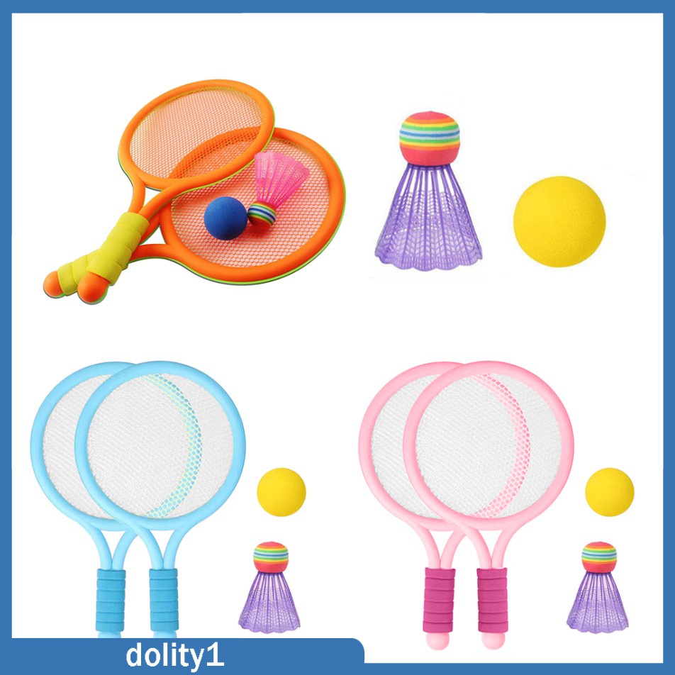 Bộ Vợt Cầu Lông Bóng Tennis Đồ Chơi Ngoài Trời Cho Trẻ Em