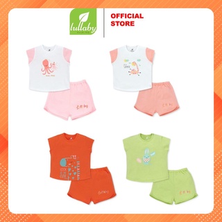 Bộ cộc tay bé gái lullaby nh303m