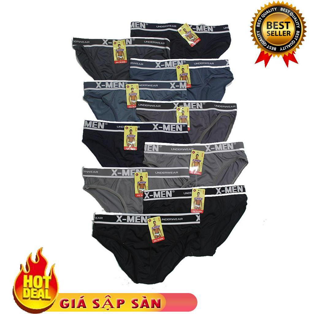 COMBO 5 Quần LÓT Nam - Nhiều Màu - Thun Lạnh Cao cấp XMEN01