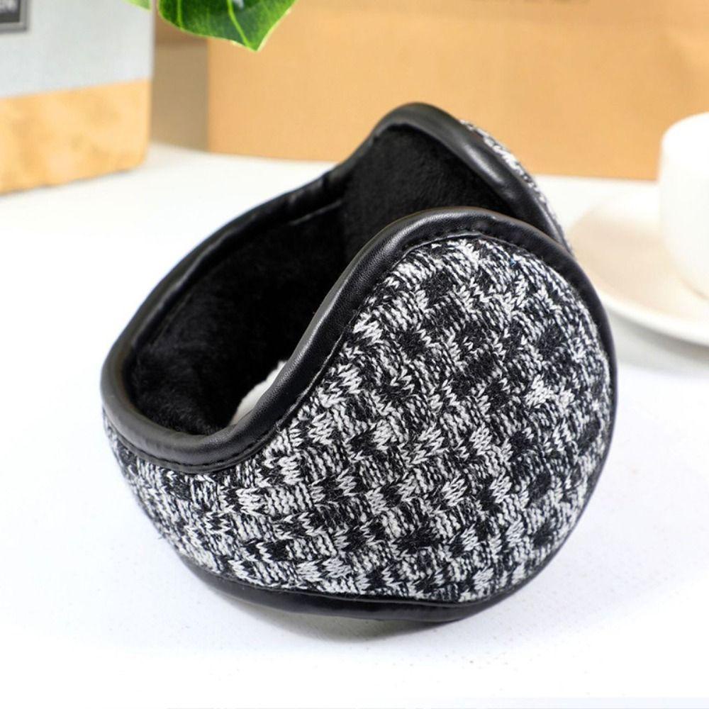 Chụp Tai Giữ Ấm Chống Gió Bằng Vải Lông Nhung Mềm Mại Có Thể Điều Chỉnh Cho Nam Và Nữ