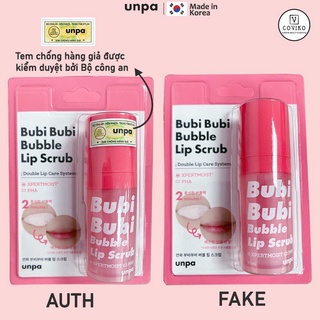 Gel tẩy da chết môi unpa bubi bubi lip
