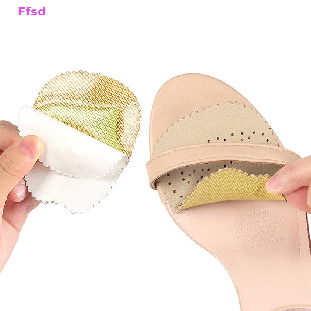 1 Cặp Miếng Lót Giày Cao Gót Bằng Da Tự Dính Chống Trượt Thoáng Khí