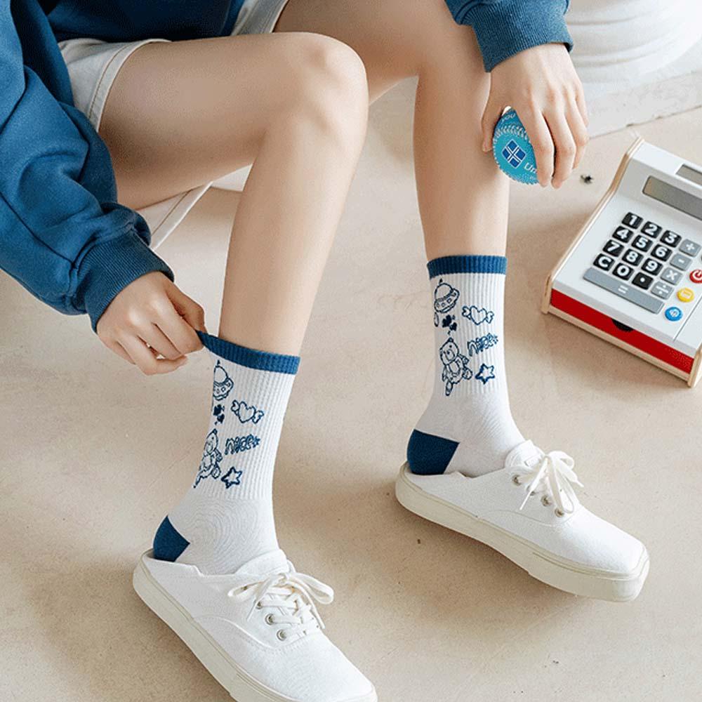 NICKOLAS Tất Thể Thao Thời Trang Mùa Hè Hàn Quốc Dành Cho Nữ