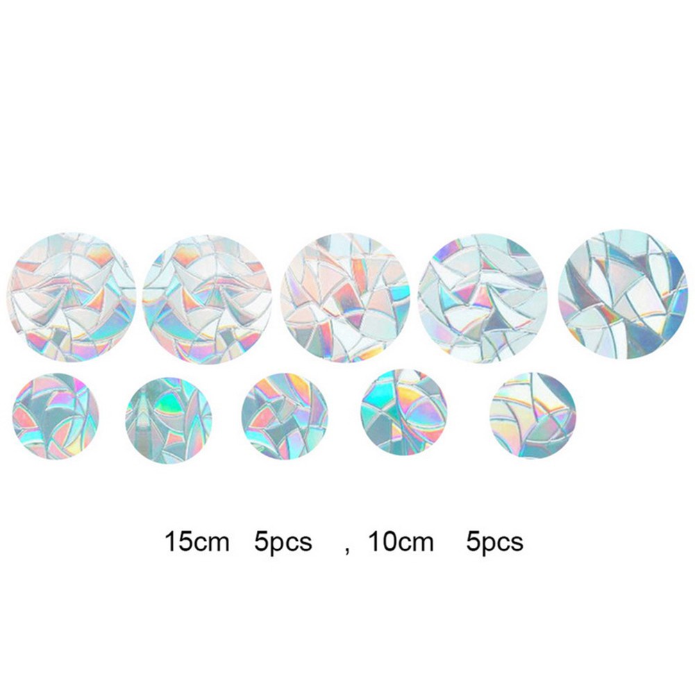 SUNAGE- ~Mirror Sticker Bedroom Decor Decals US Sun Catcher Wall Stickers Rainbow-Window【SUNAGE-HOT Fashion】