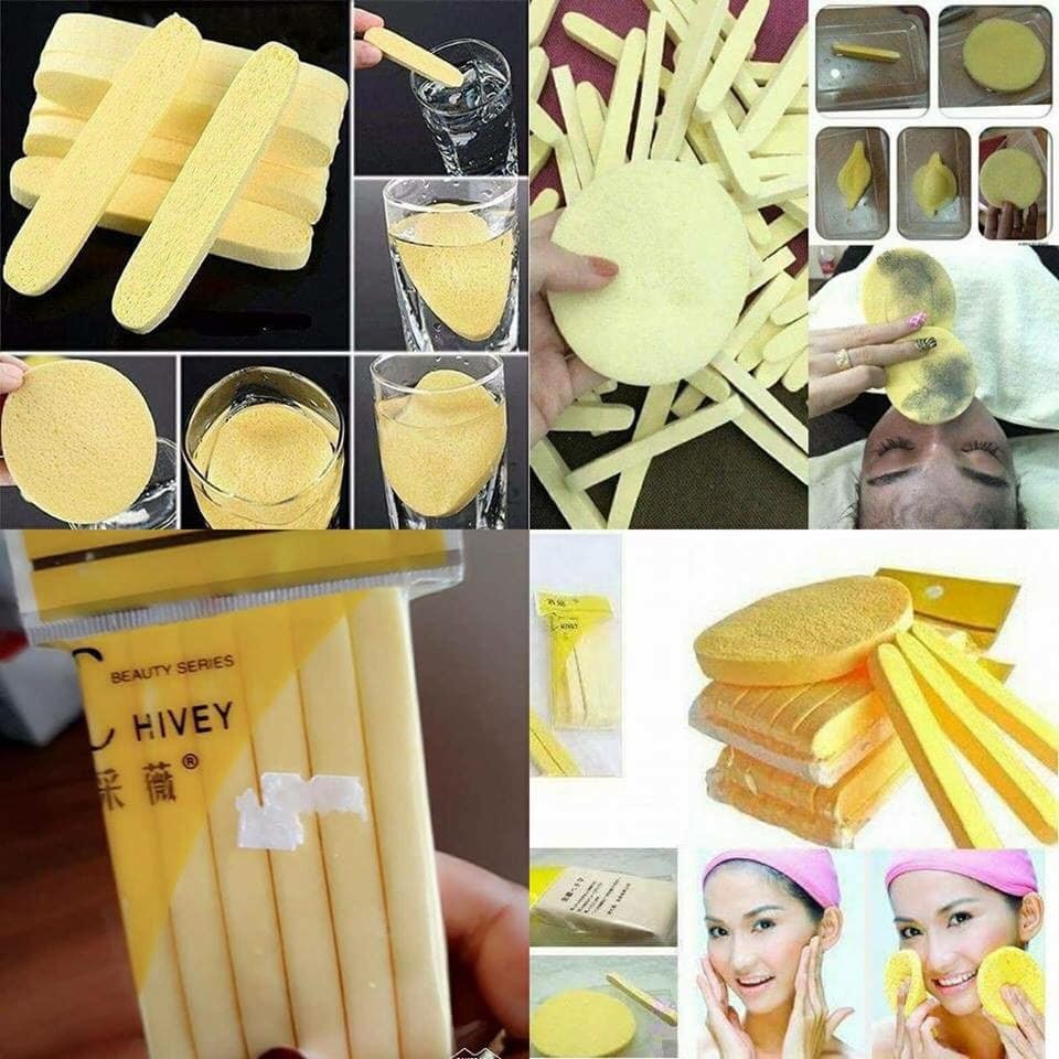 Bọt Biển - Bông Nở - Mút Rửa Mặt Chivey Nhật Bản Dùng Trong Spa | BigBuy360 - bigbuy360.vn