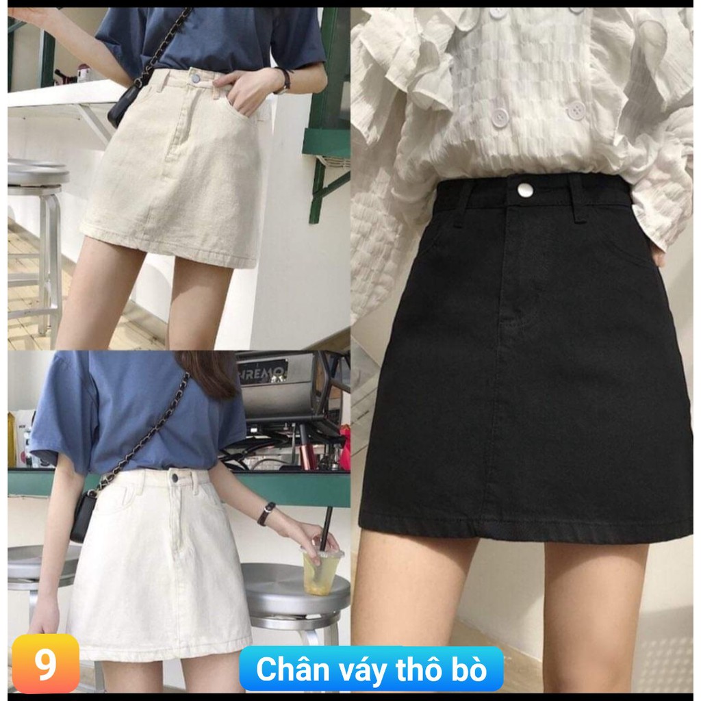 [HÀNG CÓ SẴN] CHÂN VÁY DẠ CHỮ A KÈM QUẦN TRONG PHONG CÁCH HÀN QUỐC