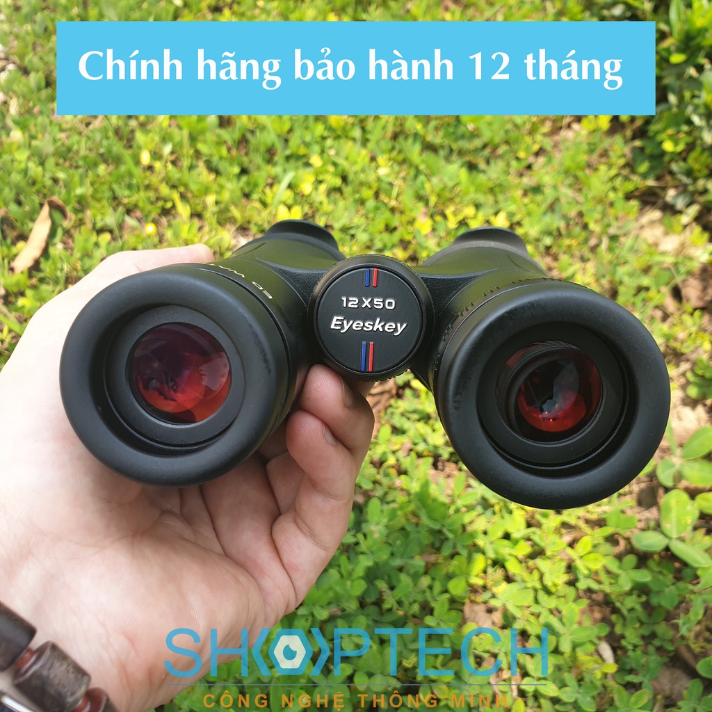 Ống nhòm cao cấp 2 mắt eyeskey 12x50 ED captor chính hãng quân sự  mini giá rẻ chuyên dụng săn ong du lịch