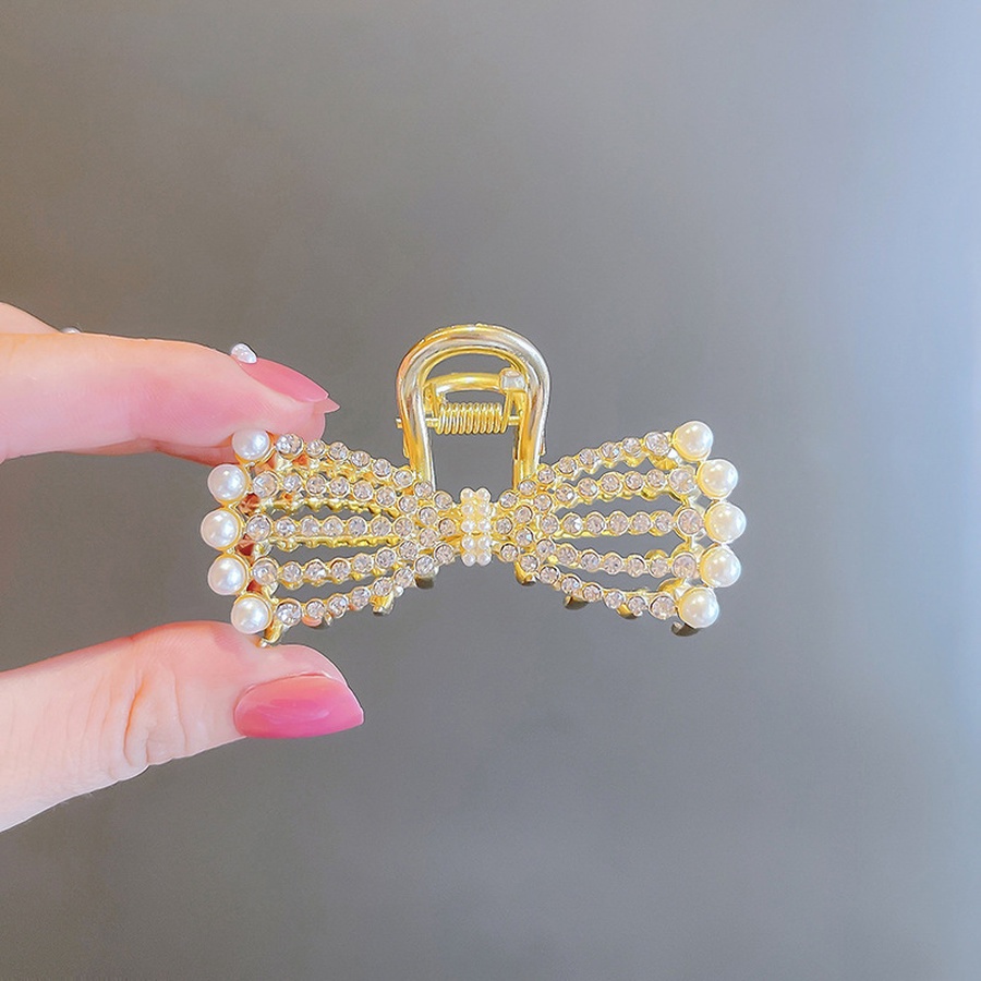 Kẹp Tóc Đính Đá Và Ngọc Trai Thời Trang Mới Cho Nữ