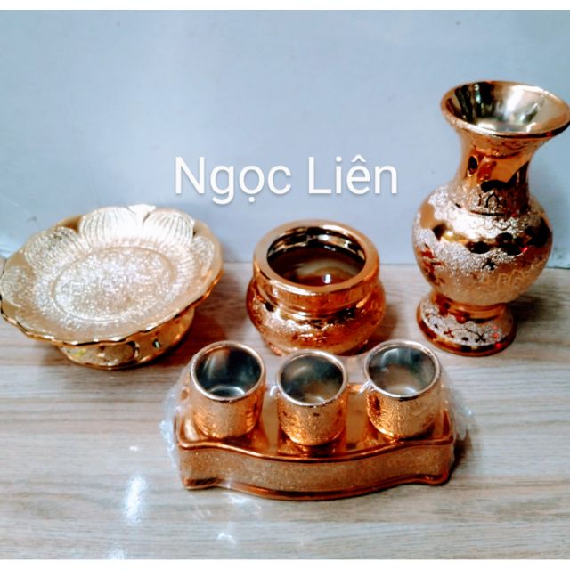 [COMBO] BỘ SỨ THỜ  KIM SA LƯ 4 INCH