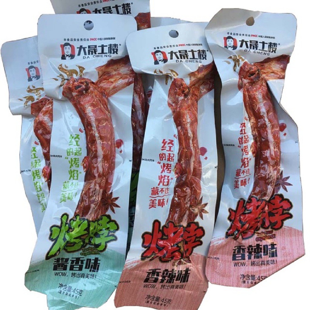 Cổ Vịt Cay Dacheng Trung Quốc Loại Dài Đồ Ăn Vặt Cay