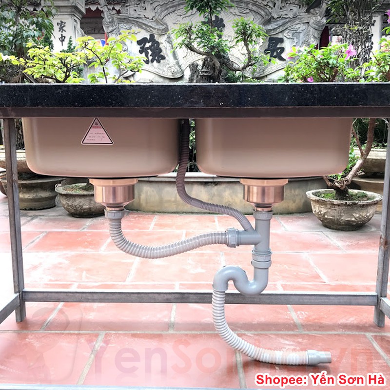 Chậu rửa chén bát bát Sơn Hà S82 inox 304 chính hãng