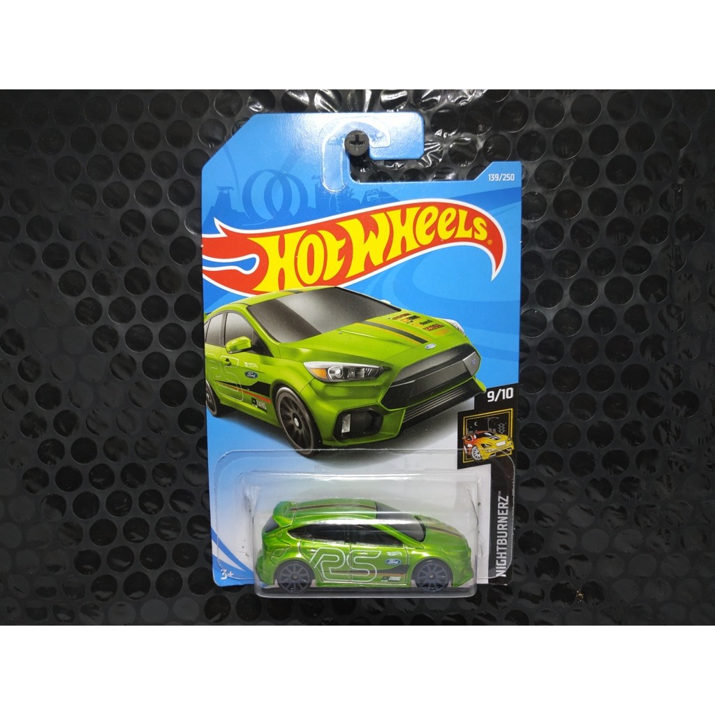 Hot Wheels Mô Hình Đồ Chơi Xe Hơi Ford Focus Rs Green