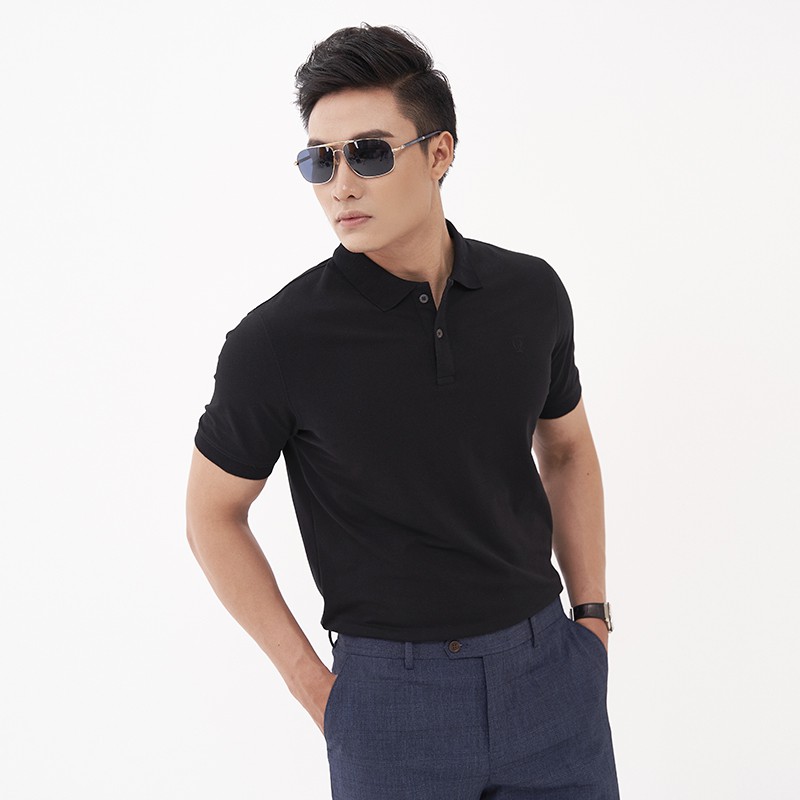 Áo Polo Nam Trơn 1 Màu, Có Cổ Chất Cotton 100% - SỢI ĐAN 40 Cao Cấp, Áo Phông Nam Thêu Logo Venisce | BigBuy360 - bigbuy360.vn